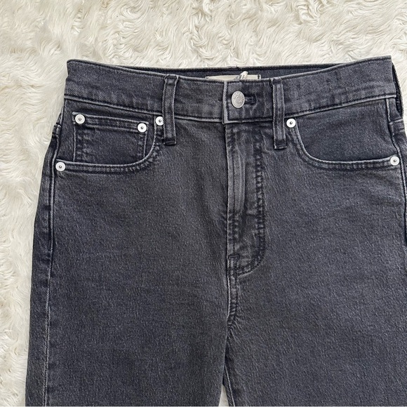 Madewell Jeans The Perfect Vintage Jean High Rise Lunar Wash Black Sz 25 - Picture 6 of 12